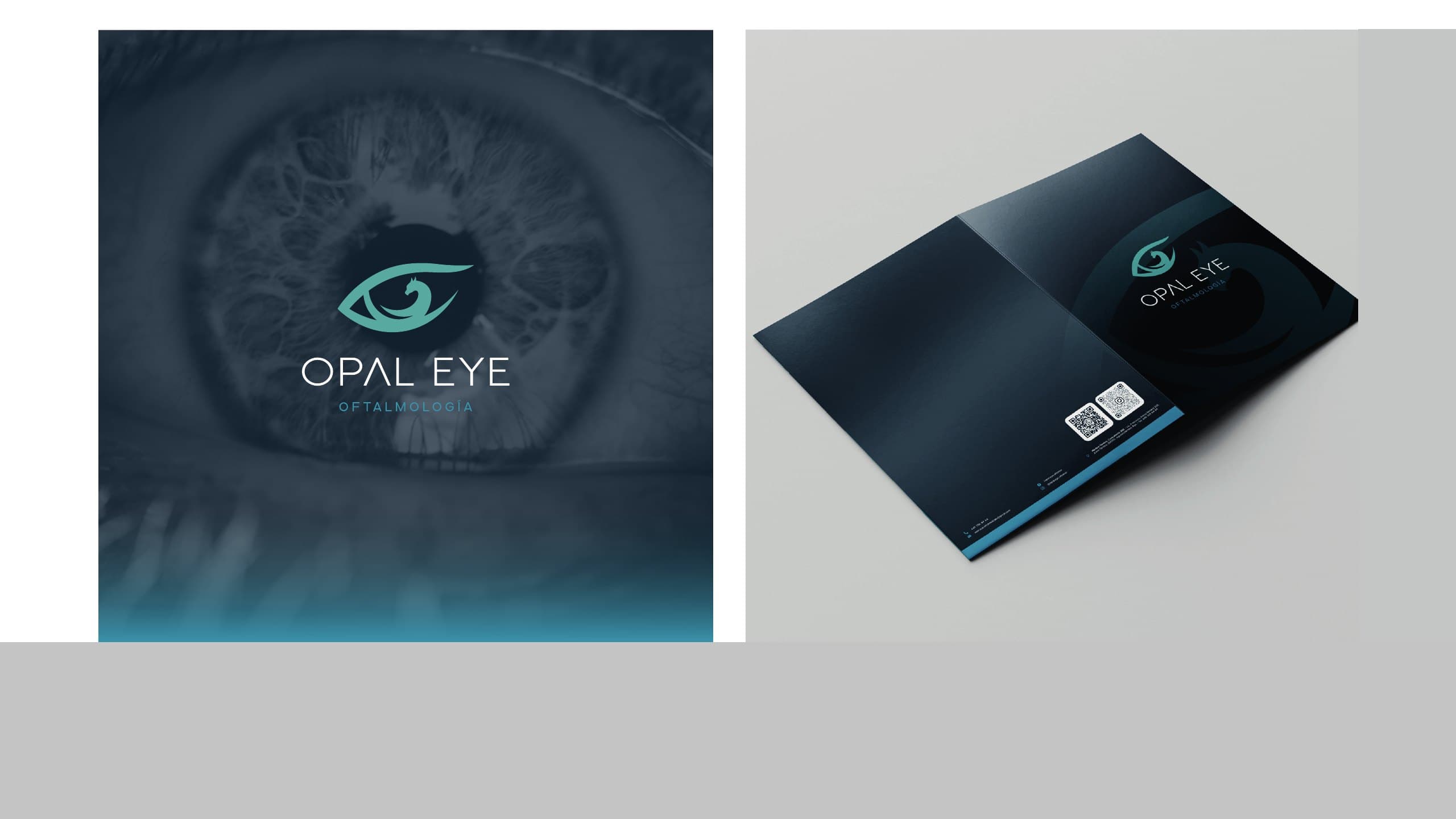 El ojo y el folder de la marca, de Opal Eye